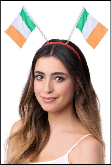 Fancy Dress St Patrick's Day Flag Bopper Headband. Shop online or instore at Singapore Charlie Cairns Australia.
