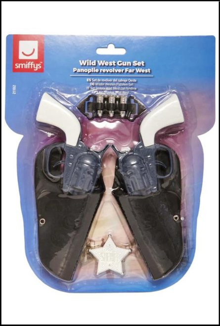 Wild West Cowboy Gun Set costume accessory. Shop online or instore at Singapore Charlie Cairns Australia.