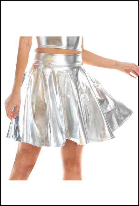 This silver disco style flare skirt would be a great accompaniment to many of our other clothing items that we sell. One size fits most. Shop online or instore at Singapore Charlie's Cairns Australia.