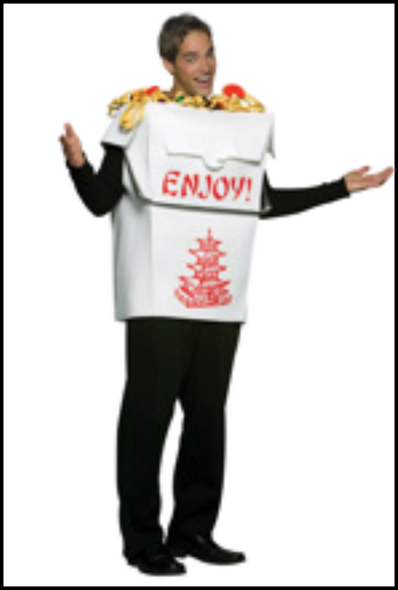 Chinese Takeout Costume, Food, Fancy Dress Up Party, Takeaway, Shop online or instore at Singapore Charlie Cairns Australia.