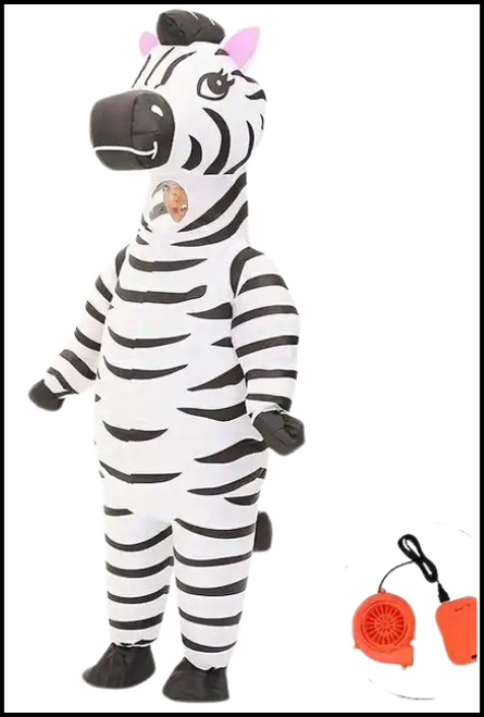 Inflatable Zebra Costume