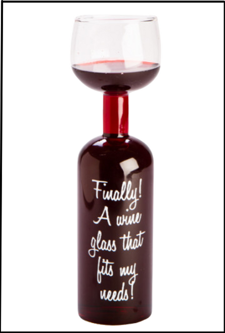 The Wine Bottle Glass, Party, Drinking Game, Gag Gift, Birthday, Christmas Fun, Secret Santa,
 Shop online or instore at Singapore Charlie Cairns Australia.