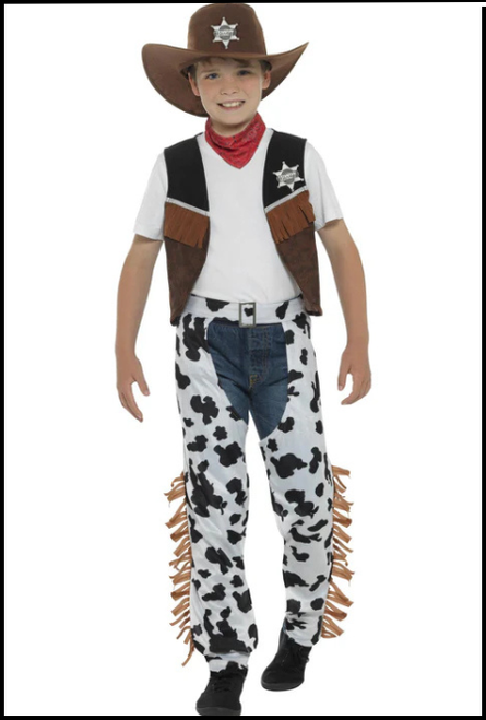 Kids Texan Cowboy Costume, Cowboy and Indians, Outback, Sheriff, Western, Wild West, Fancy Dress, Halloween, Book week, 
Shop online or instore at Singapore Charlie Cairns Australia.