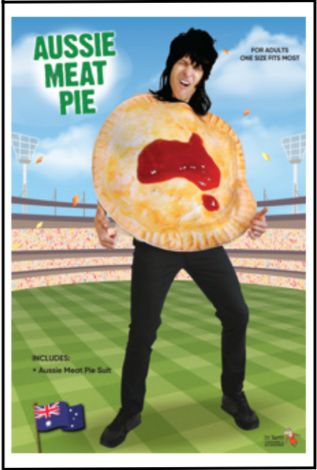 Meat pie, Aussie costume, Aussie day, Pie, Food, Shop online or instore at Singapore Charlie Cairns Australia