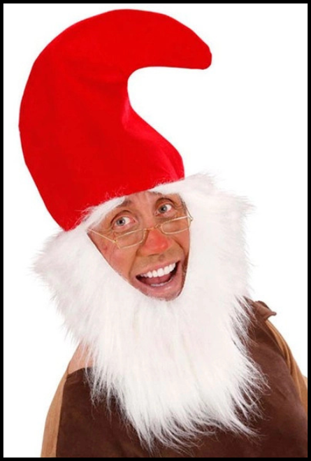 gnome, eyebrows, beard, white beard, papa smurf, Shop online or in store at Singapore Charlie Cairns Australia