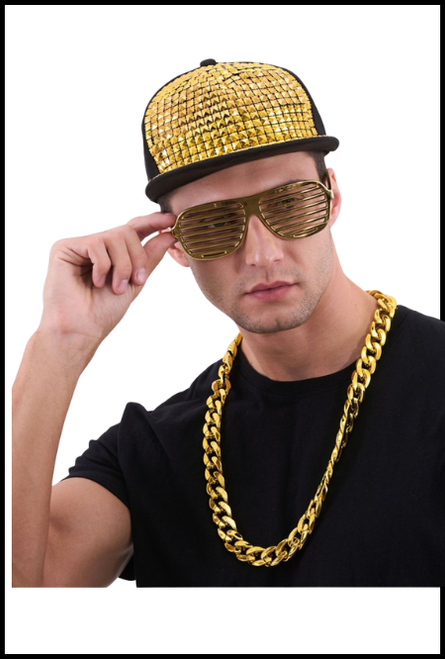 Instant Rapper, 3PC HIP HOP ACCESSORIES-CAP, GLASSES, RING, NECKLACE
Shop Instore or Online @ Singapore Charlie Cairns Australia