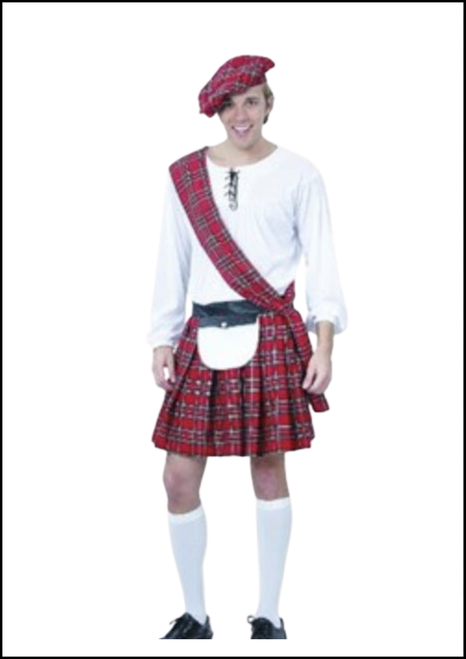 Scotsman fancy dress themed costume Shop online or instore at Singapore Charlie Cairns Australia