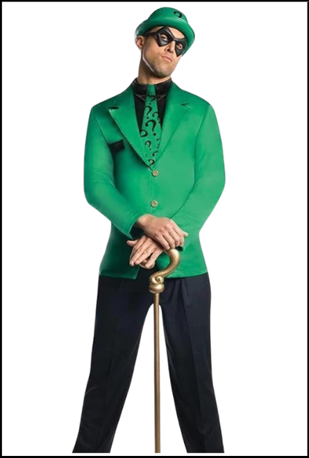 The Riddler/ joker, batman themed fancy dress costume
Shop online or instore at Singapore Charlie Cairns Australia