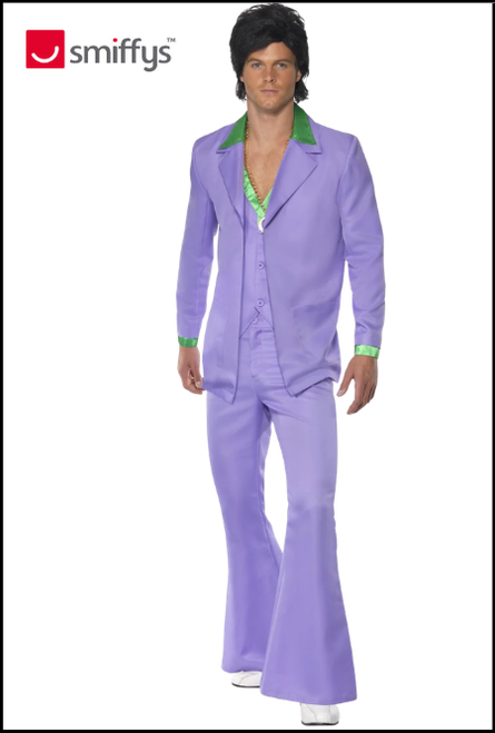 70s Suit Costume, White Jacket with Mock Shirt, Waistcoat and Trousers
Shop online or Instore at Singapore Charlie Cairns Australia