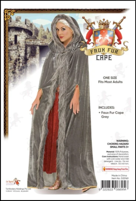 Long Faux Fur Cape in Grey
Shop Instore or Online at Singapore Charlie Cairns Australia