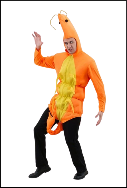 Prawn Costume, under the sea, animal, dress up. Shop instore or online at Singapore Charlies Cairns Australia