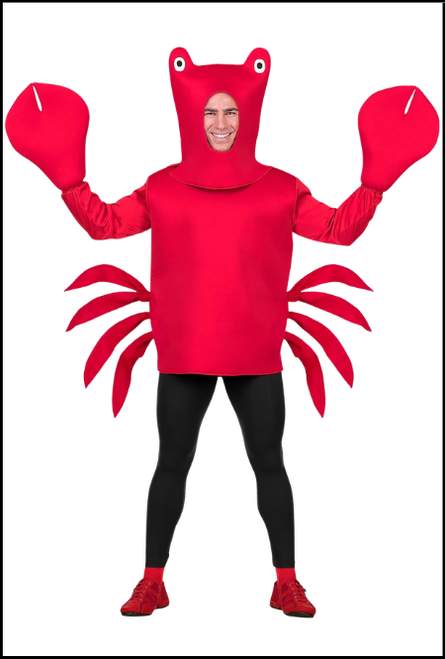 Crab costume, animal, under the sea, dress up. Shop instore or online at Singapore Charlies Cairns Australia