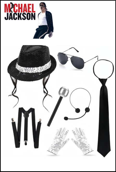 Step into the spotlight with this Michael Jackson-inspired dress-up kit, perfect for parties, themed events, school performances, Halloween, and fans of iconic pop style.
Shop instore or online at Singapore Charlies Cairns Australia