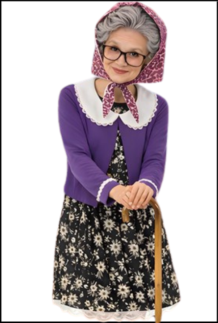 Old lady 
Shop instore or online a Singapore Charlie Cairns Australia