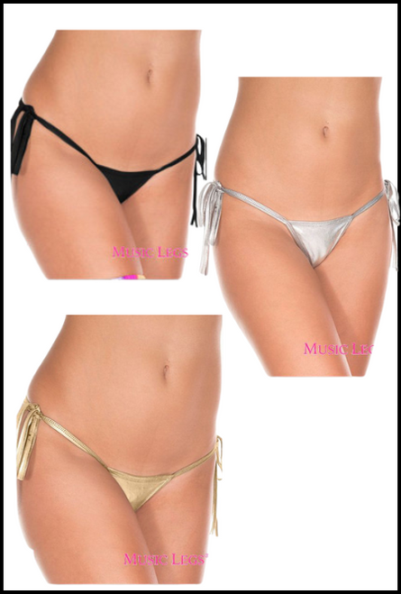 Metallic Tie G- String