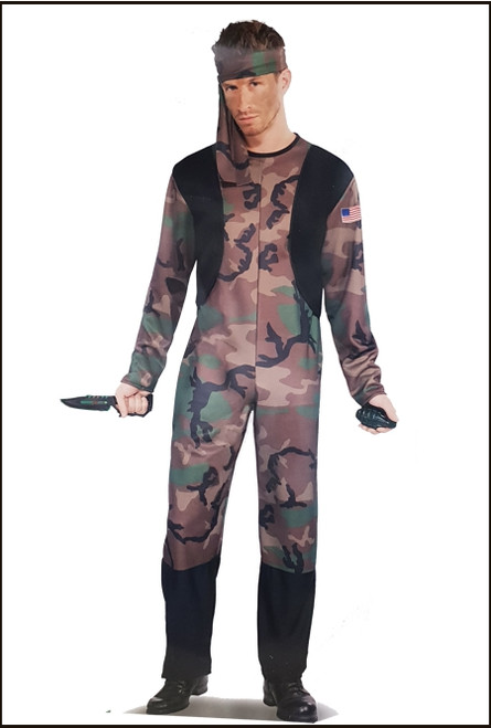 Army Man Camouflage Costume