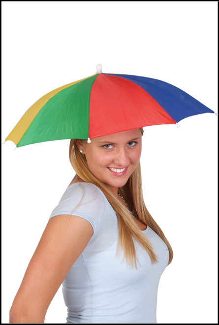 Wear this awesome Umbrella Hat and never worry about getting sore arms from holding your umbrella again! This hat is styled as a classic umbrella hat and features a head strap with an attached small, multi-coloured umbrella. Why not! Shop online or instore at Singapore Charlie's Cairns Australia.