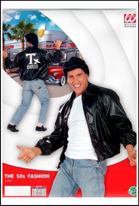 T-Bird Jacket Costume Grease, Men's Grease Fancy Dress Accessory, Shop online or instore at Singapore Charlie Cairns Australia.