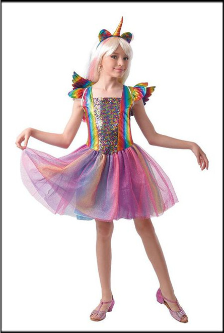 73257 Rainbow Unicorn Dress