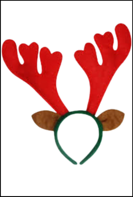 Christmas Rudolph Reindeer Antlers Headband Accessory