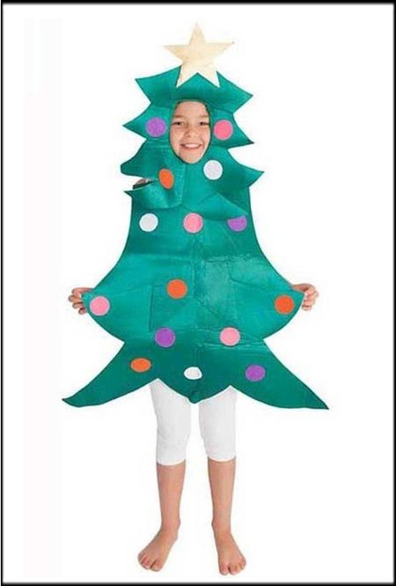 Children's Christmas Tree Costume for Fancy Dress Party