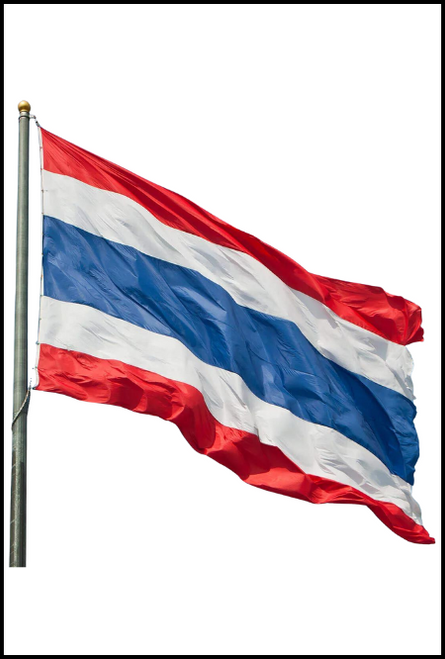 Thailand Flag 150 x 90cm Shop online or instore at Singapore Charlie Cairns Australia.