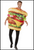 Burger Man One Piece Food Costume for Adult's Fancy Dress Party