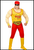 Hogan Wrestler Costume for Men's Themed Fancy Dress