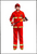 Red Firemen Costume Men's Fancy Dress