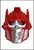 Red Transformers Mask