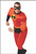 Mr. Incredible Costume for Men's Superhero and Movie Themed Fancy Dress