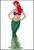 Swim with Flounder and Sebastian as you find you inner Ariel in this deluxe Sexy Mermaid Costume has a Green tail which is sequin full length dress, hair clip included. Shop online or instore at Singapore Charlie's Cairns Australia.