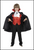 Dracula Boy Costume, with Cape, Cummerbund, Cravat and Waistcoat for Scary Halloween Dress Up