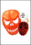 Light Up Orange Pumpkin Skull Mask, Halloween, Fancy Dress, Scary.
 Shop online or instore at Singapore Charlie Cairns Australia.