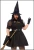 Bewitching Witch Costume with Dress, Belt & Hat Perfect for Halloween Dress Up PLUS