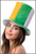 Deluxe St Patrick's Day Top Hat Perfect Accessory for St Paddy's Day Dress Up Party. Shop online or instore at Singapore Charlie's Cairns Australia.