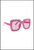 Fancy dress Pink Diamonte Party Glasses, Hen's night Glasses, Shop online or instore at Singapore Charlie Cairns Australia.