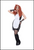 Fancy dress Rocky Horror Show Magenta costume, comes with dress, apron and glovettes. Shop online or instore at Singapore Charlie's Cairns Australia.