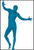 Blue Lycra invisible Skin Bodysuit, Fancy Dress, Sports Day, Shop online or instore at Singapore Charlie Cairns Australia.