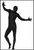 Black Lycra Invisible Skin Bodysuit, Fancy Dress, Sports Day, Shop online or instore at Singapore Charlie Cairns Australia.