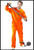 Orange prisoner jumpsuit