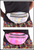 80s Silver and Pink Holographic Iridescent Bum Bag, 80's, Costume accessory, retro, vibrant, fancy dress, 
Shop online or instore at Singapore Charlie Cairns Australia.