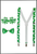 st patricks day, green, glasses, suspenders, bowtie, Shop online or instore at Singpaore Charlie Costume shop Australia