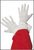 Santa white gloves set Shop instore or online at Singapore Charlie Cairns Australia