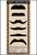 Moustache Set of 6 Pack 20's Gangster Stick On Accessory