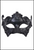Jeter Roman Face Mask Black, Masquerade Ball, Fancy Dress Costume Accessory, Shop online or instore at Singapore Charlie Cairns Australia.