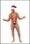 Christmas Santa Claus Mankini Novelty Men's Underwear