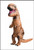 As seen in the Jurassic World movie franchise, you too can become this feared King of the Jungle - gnash your teeth whip that tail and add some mighty rooooooooar! In this adults inflatable t-rex costume, comes with battery operated fan pack which takes 4x AA batteries (batteries not included). Shop online or instore at Singapore Charlie's Cairns Australia.