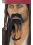 Pirate Facial Hair Set, Black, Moustache & Beard