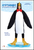 Adults Penguin Onesie Costume Animal party fancy dress With Bow tie